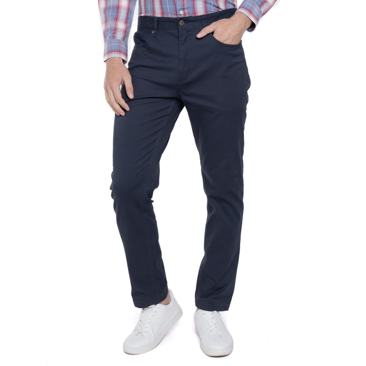 POTROS - Pantalón Hombre Gabardina Algodón Atenas Slim fit POTROS