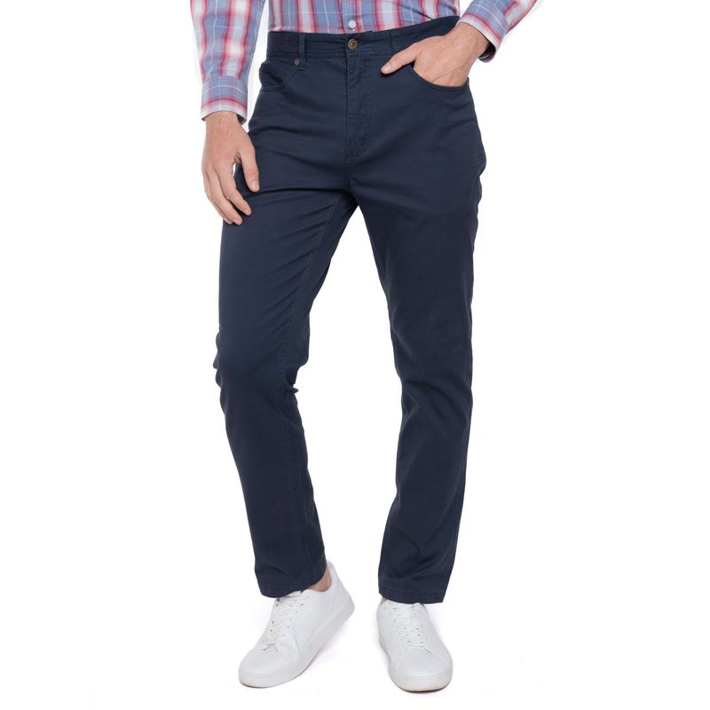 POTROS - Pantalón Hombre Gabardina Algodón Atenas Slim fit POTROS