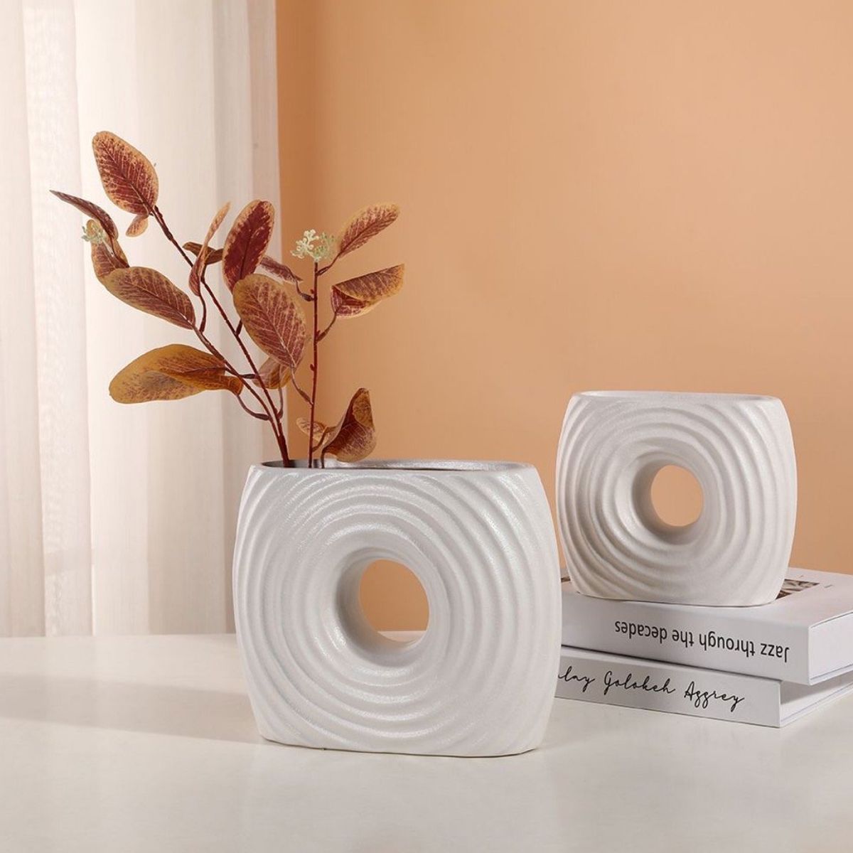 GENERICO - Jarron Adorno Decorativo Hogar Figura