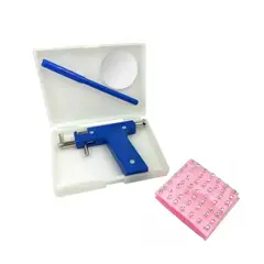 GENERICO - Kit Pistola Perforadora Aros Acero Inoxidable