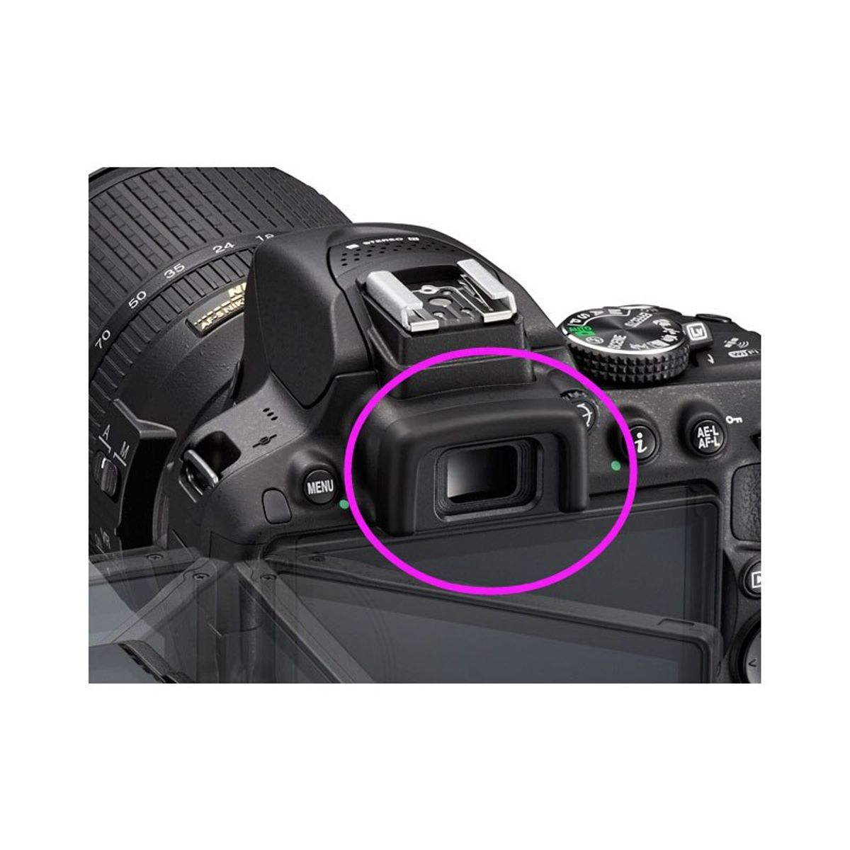 GENERICO - OCULAR DK-25 NIKON ALTERNATIVO D5600 D5500 D5300 D5200 D5100