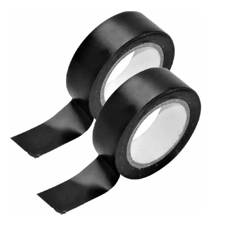 GENERICO - Pack 5 Cinta Aislante Negra Pvc Cableado