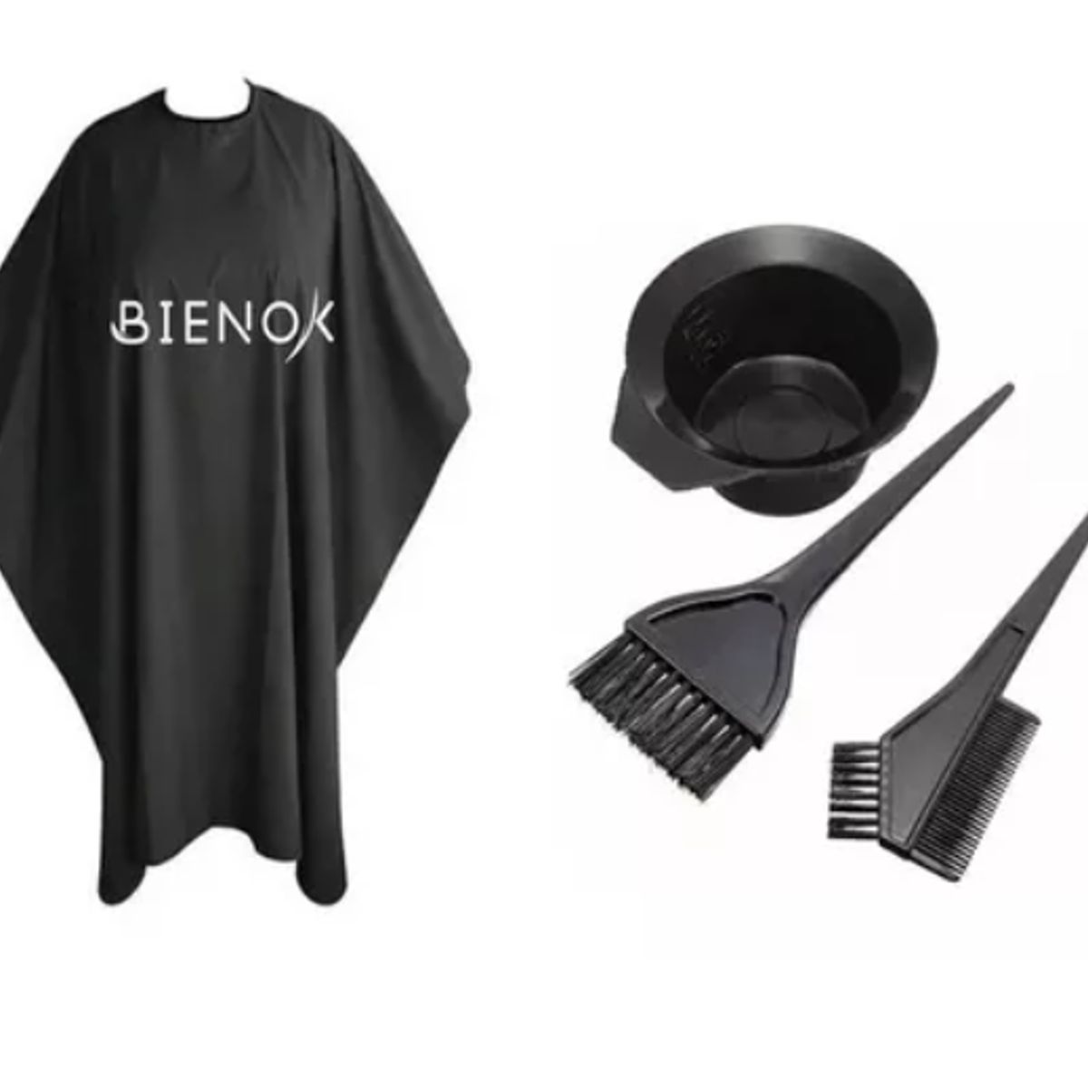 GENERICO - Set Capa Tintura O Corte + Peines De Aplicación