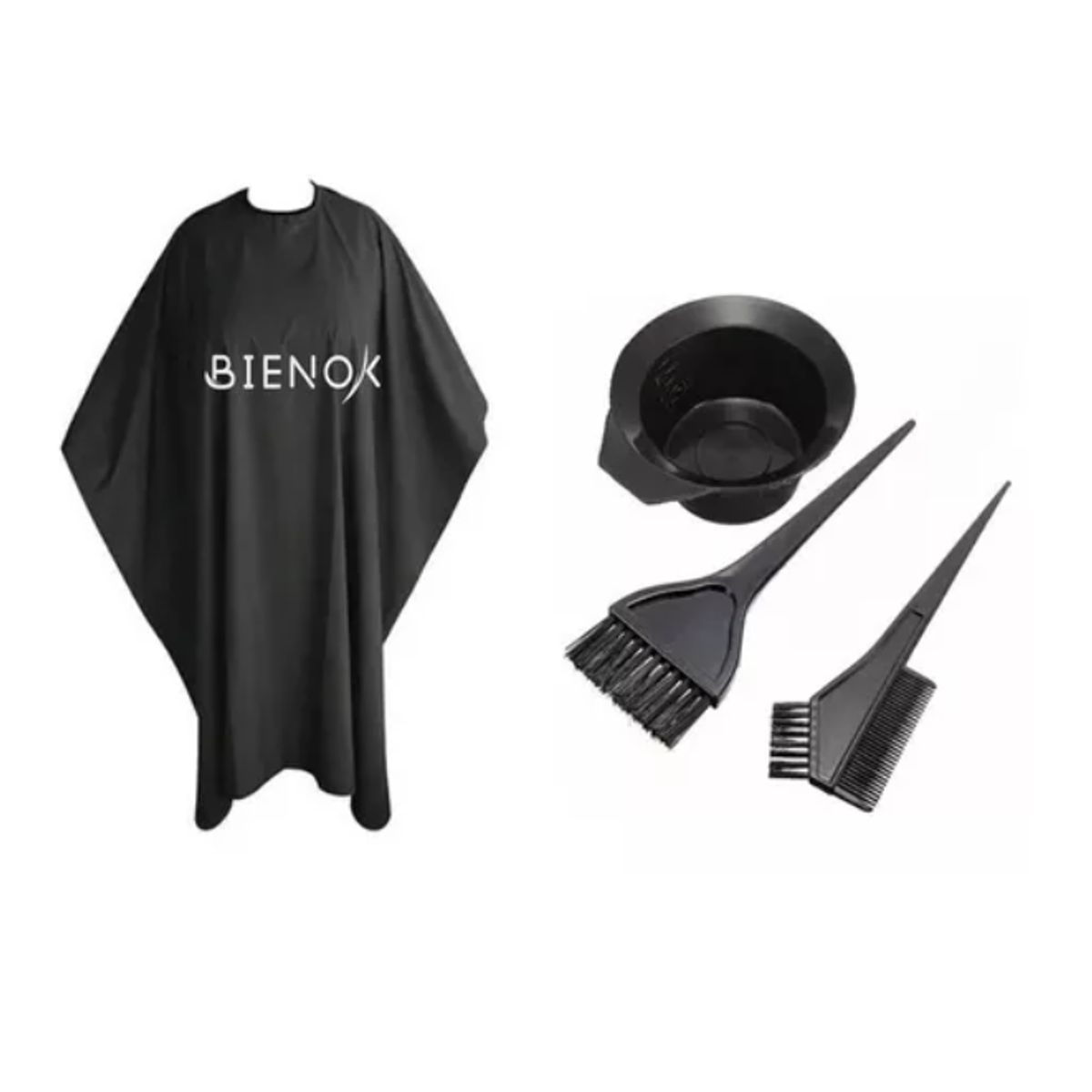 GENERICO - Set Capa Tintura O Corte + Peines De Aplicación