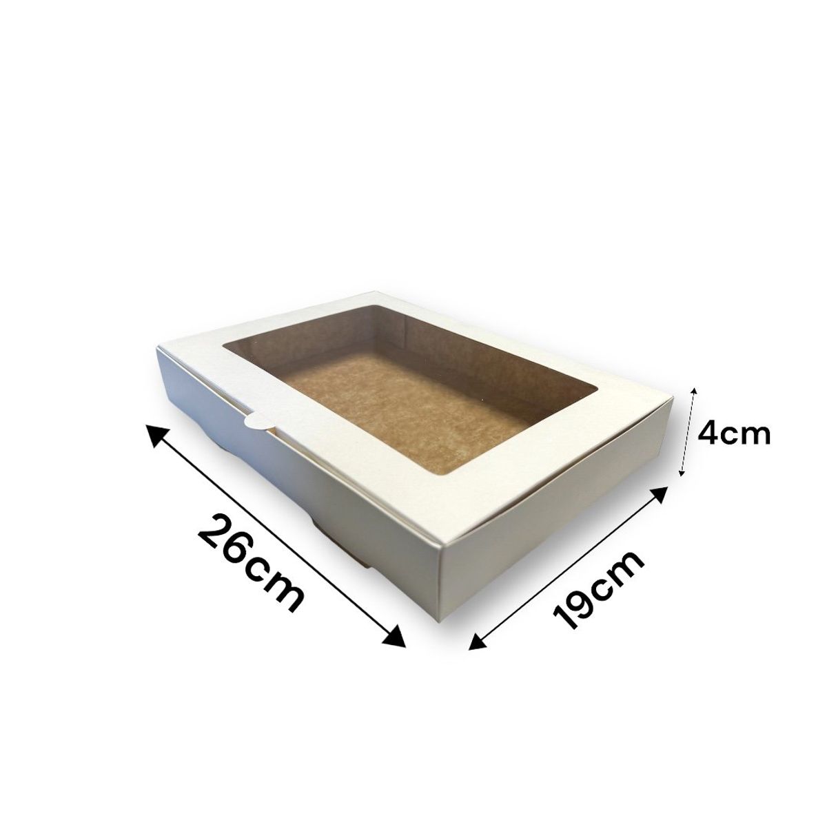 GENERICO - Pack 10 Cajas Multiuso Ideal 12 Alfajores Galletas 26x19x4cm