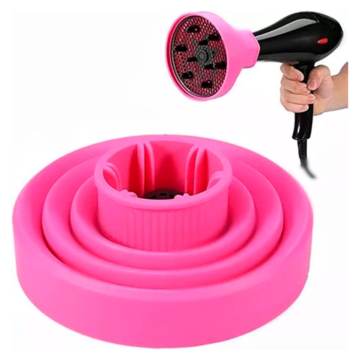 OFERTABKN - Difusor De Secador De Pelo De Silicona Plegable