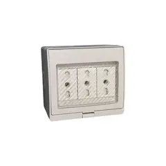 STANFORD - Tomacorriente Triple 10/16a Sec Hydrobox Exterior Ip55 250v
