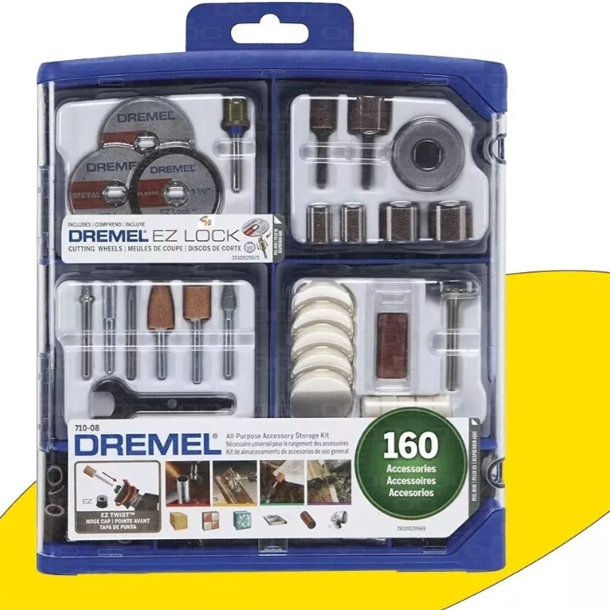 DREMEL - Kit Set Accesorios Minitorno Dremel 3000 4000 160 Piezas