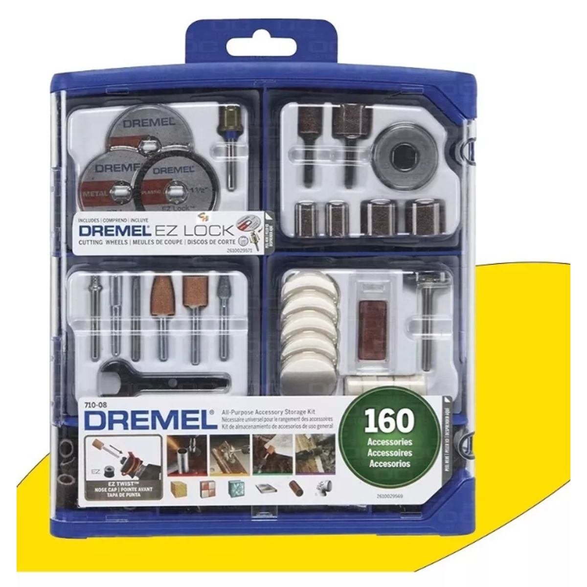 DREMEL - Kit Set Accesorios Minitorno Dremel 3000 4000 160 Piezas