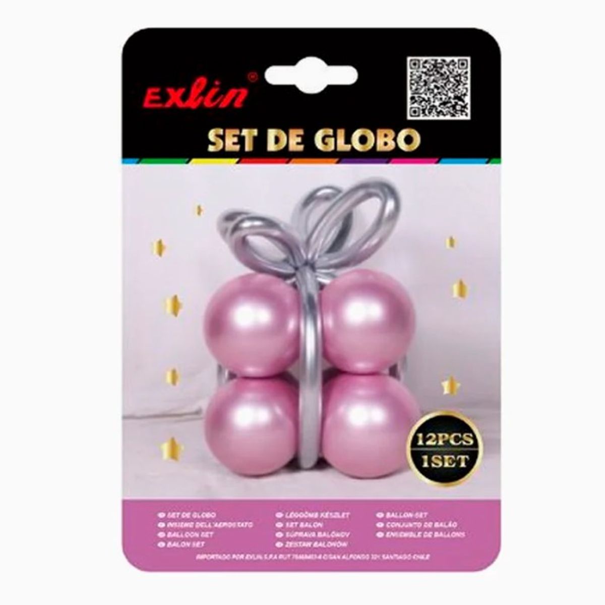 GENERICO - Juego Caja De Regalo Color Morado Con Plateado