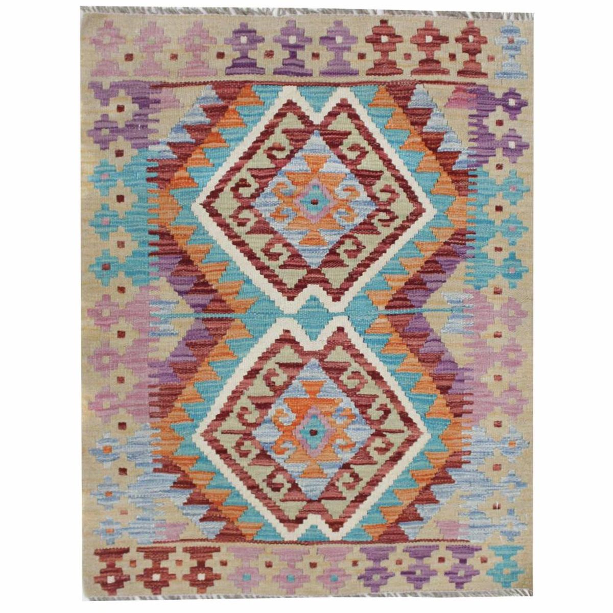 RUGS CL - Alfombra Rugscl Kilim Newtri Multicolor 077x102 7438KP