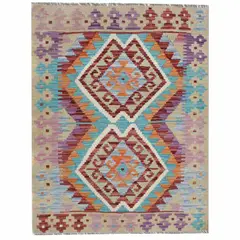 RUGS CL - Alfombra Rugscl Kilim Newtri Multicolor 077x102 7438KP