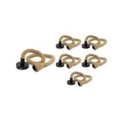 GENERICO - Soquete Colgante Decorativo Vintage Retro Soga E27 Pack 6