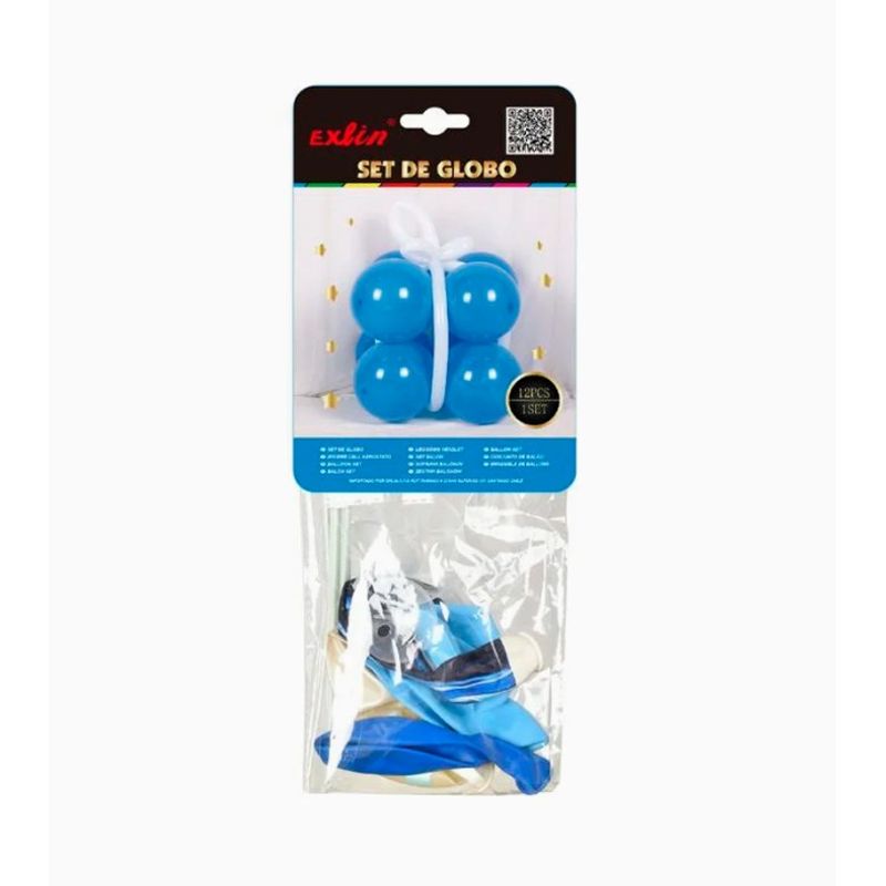 GENERICO - Juego Caja De Regalo Color Azul Con Blanco