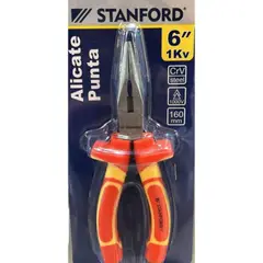 GENERICO - Alicate Punta Larga 6 Resistente Profesional 1kv