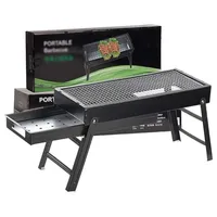 Parrilla a Carbón Plegable Barbacoa BBQ Asados Portátil