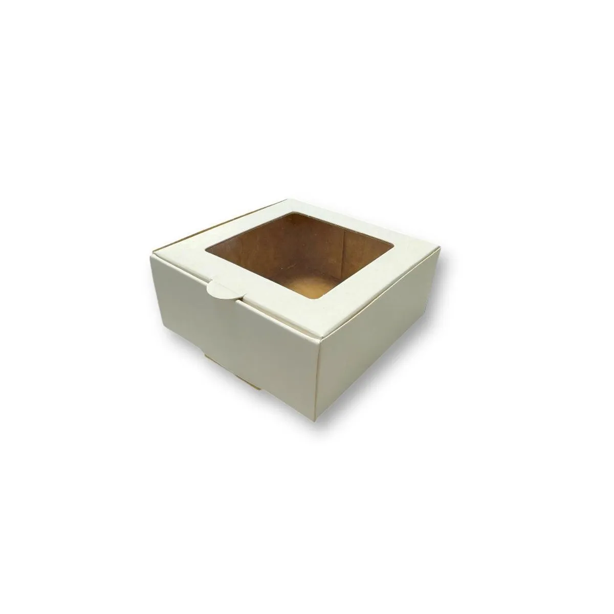 GENERICO - Pack 10 Cajas Para 1 Dona, Berlines O Bombones Con Visor