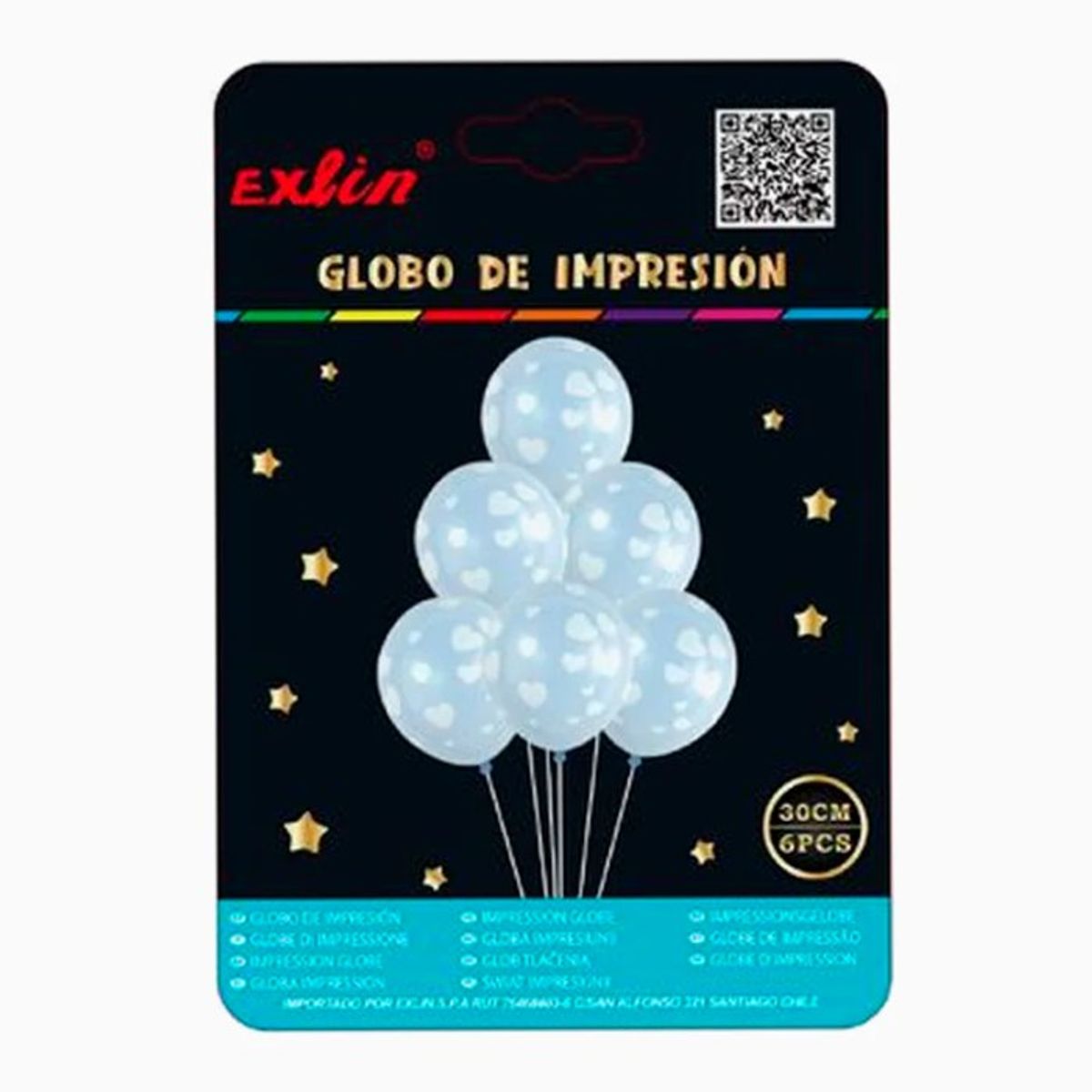 GENERICO - Globo Látex De Cumpleaños Color Azul