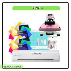 SILHOUETTE - Cameo 5 + estampadora Hoby Press 23x30 cm