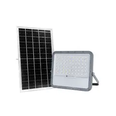 WANT - FOCO PROYECTOR LED CON PANEL SOLAR 1400LM LUZ FRIA + CONTROL