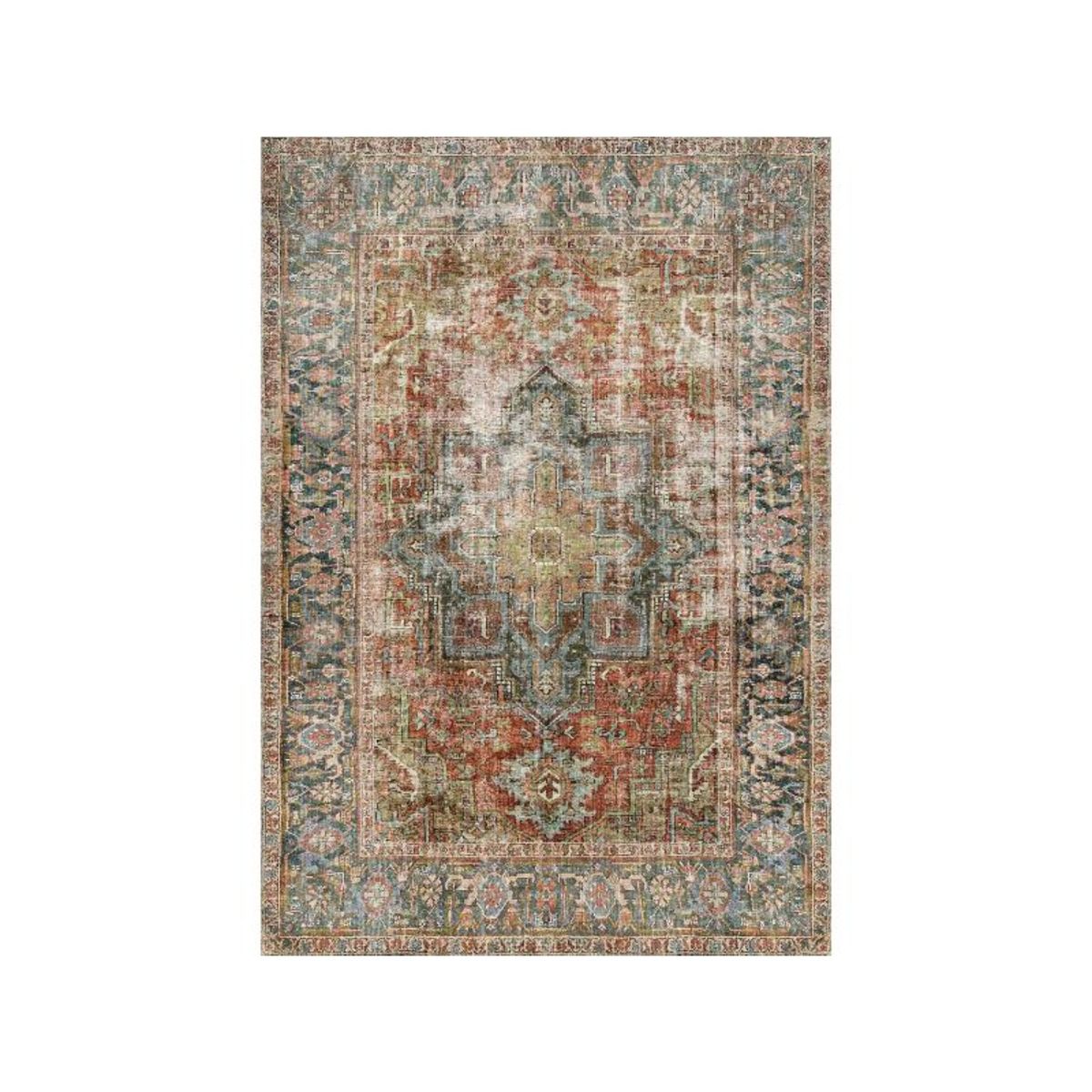 BAZHARS - Alfombra Vintage 230X330 cm Amasya Nor T0808 Bazhars