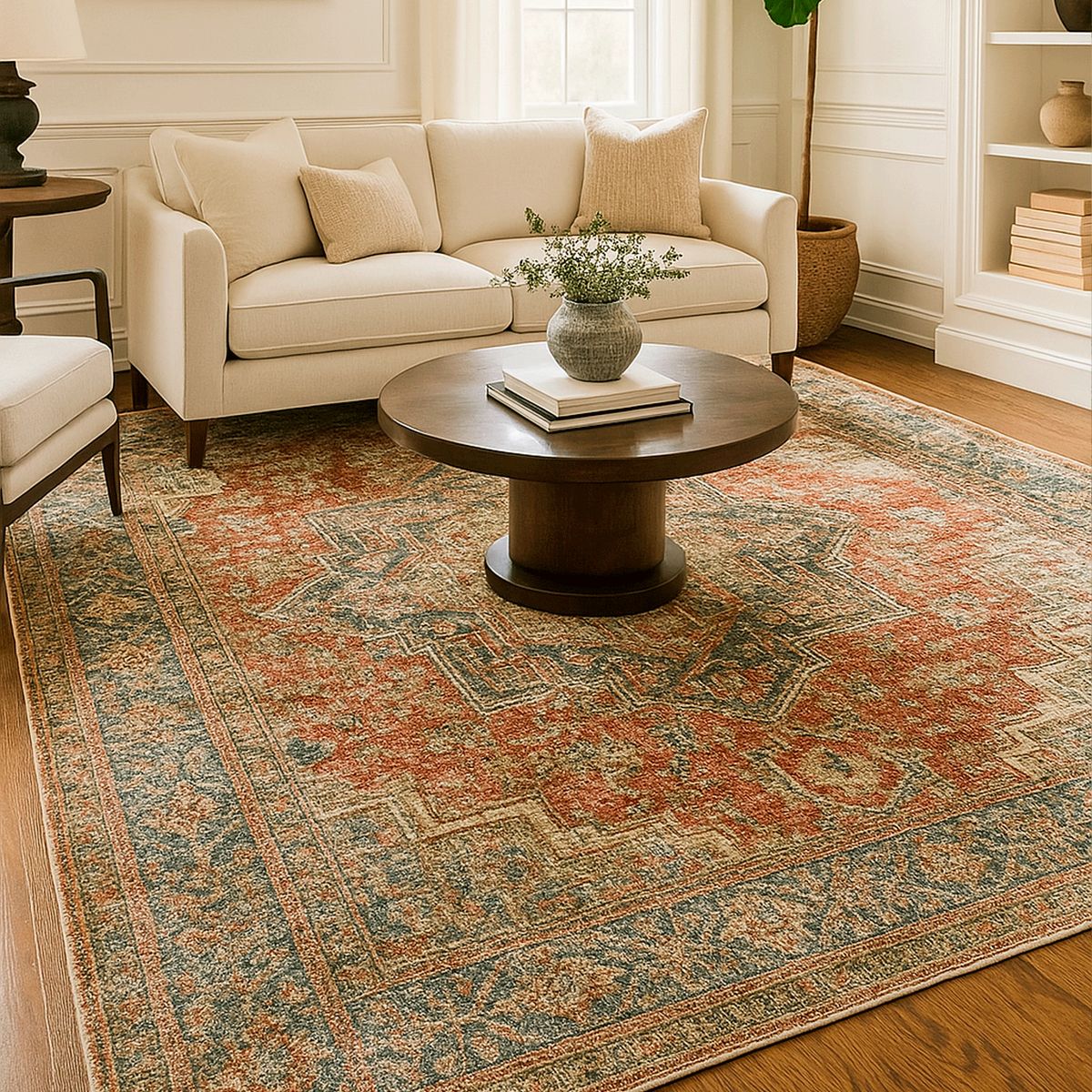 BAZHARS - Alfombra Vintage 230X330 cm Amasya Nor T0808 Bazhars
