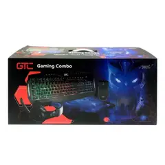 GTC - Kit Gamer CBG-014 (Teclado + Mouse + MousePad + Audífonos)