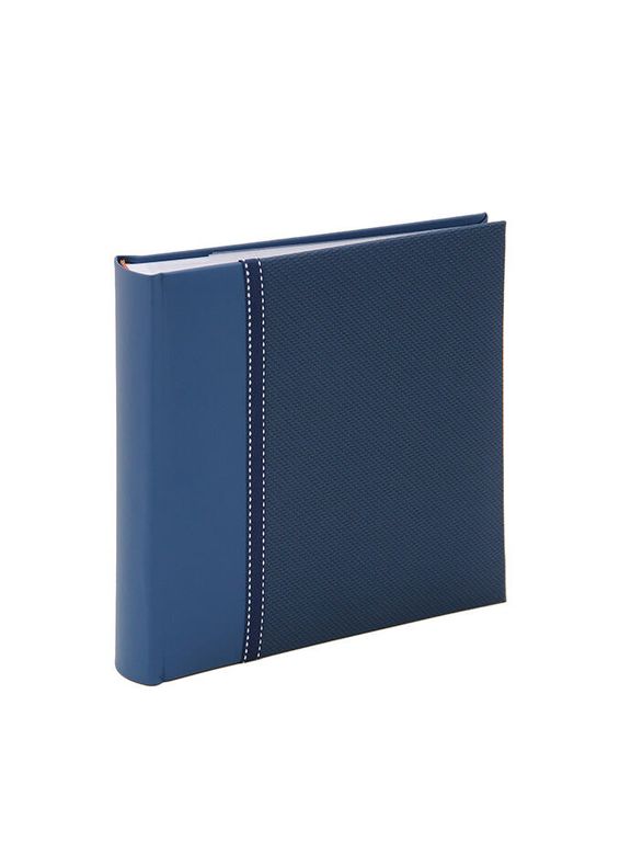 Album azul simil cuero con memo para ensobrar 13x19 cm 200F