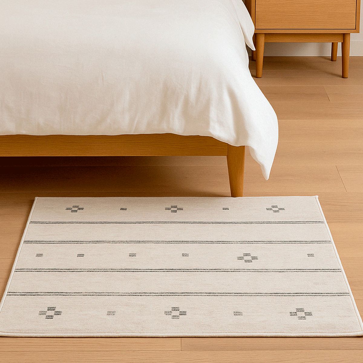 BAZHARS - BAJADA CAMA BAZHARS 080X120 CM KENDI NOR H0813 GREY D33