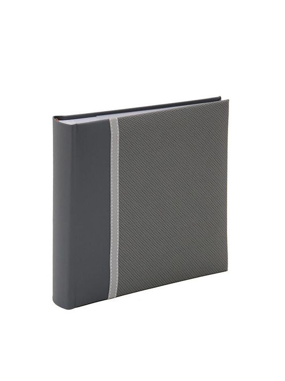 Album gris simil cuero con memo para ensobrar 13x19 cm 200F
