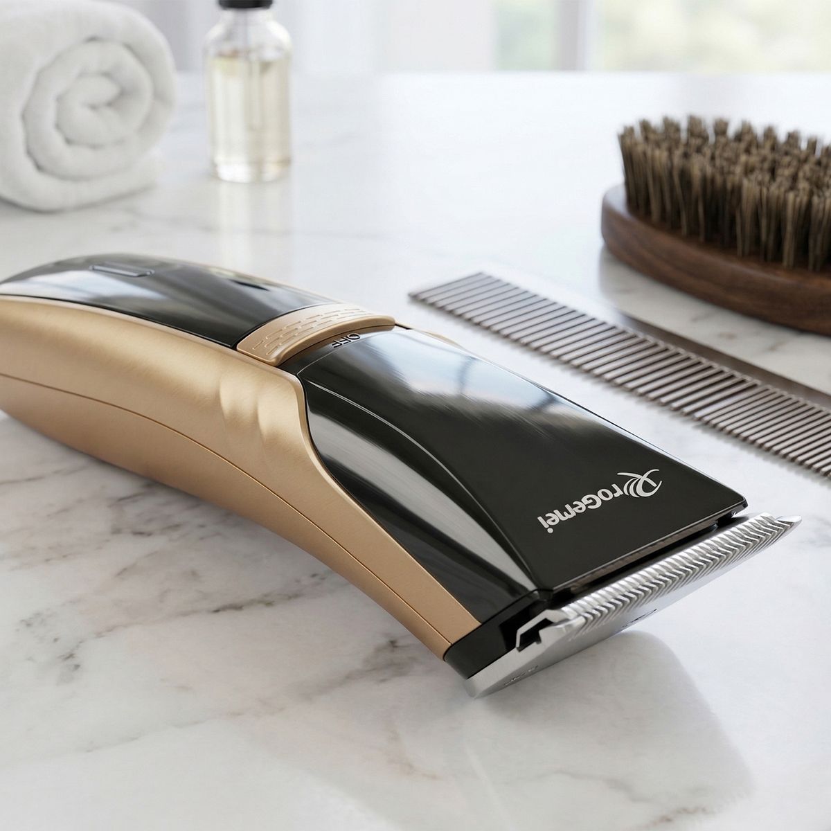 GEMEI - Maquina Corta Pelo Rasuradora Afeitadora Recargable Resistente Al Agua