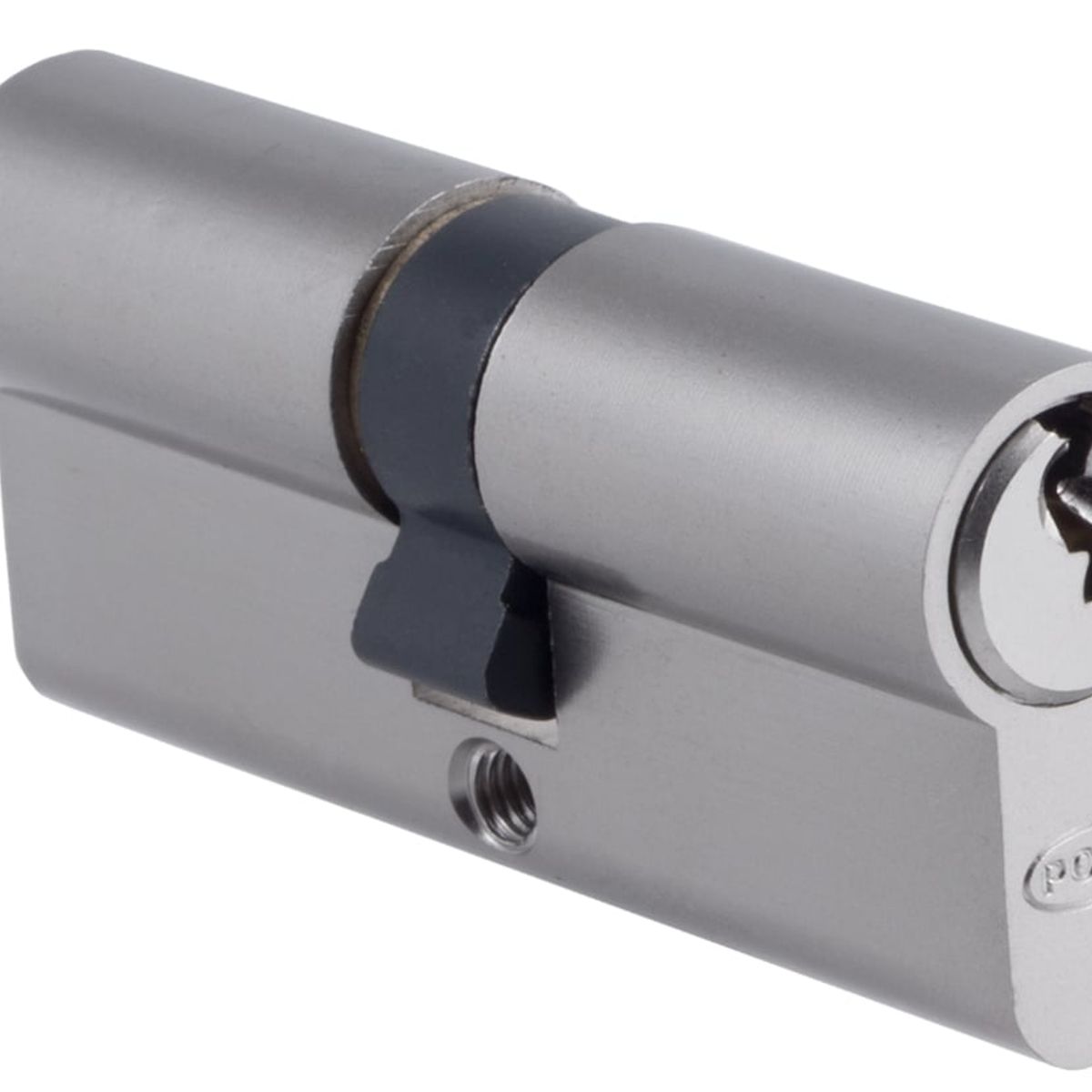 POLI - Cilindro Euro 70 mm 5 Pin 3 llaves Niquel