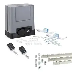 APACOM - Kit motor portón ROLLER400M, 400 kg, 3 m cremallera metal