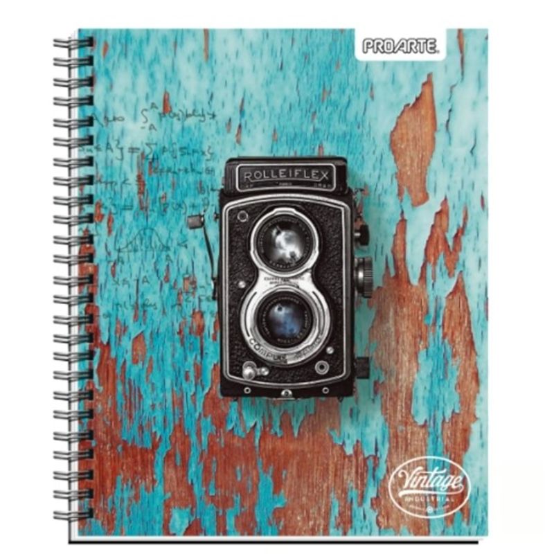 GENERICO - Cuaderno Diseño Vintage 7MM 100 Hojas 10 Unid