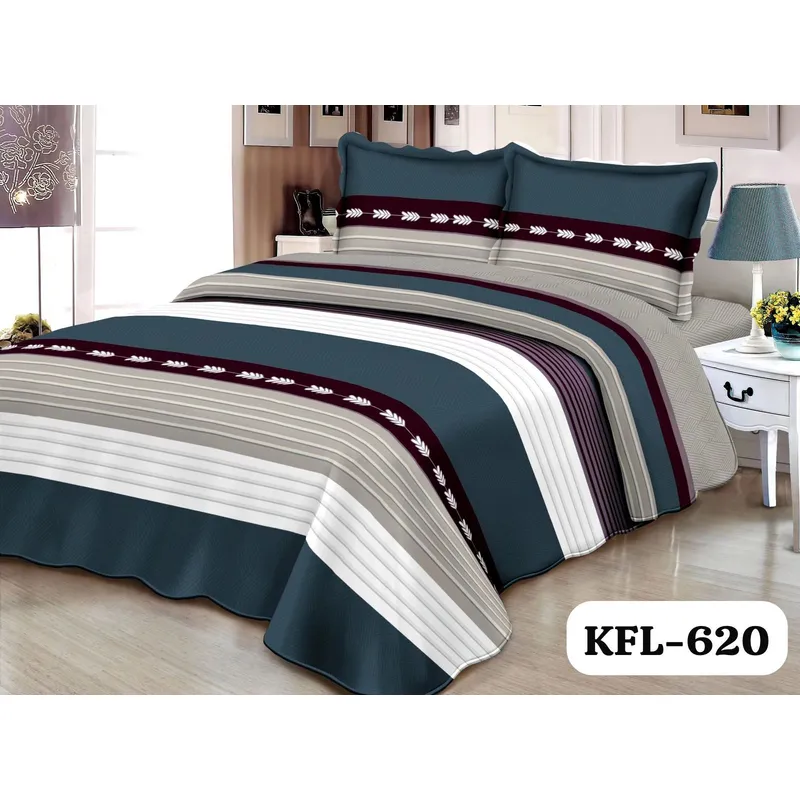 GENERICO - Cobertor Tipo Quilt de Verano / Cubrecamas 2 Plazas con  Diseños