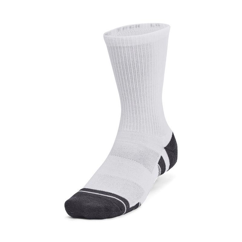 UNDER ARMOUR - Pack 3 Calcetines unisex Tech Blanco UNDER ARMOUR