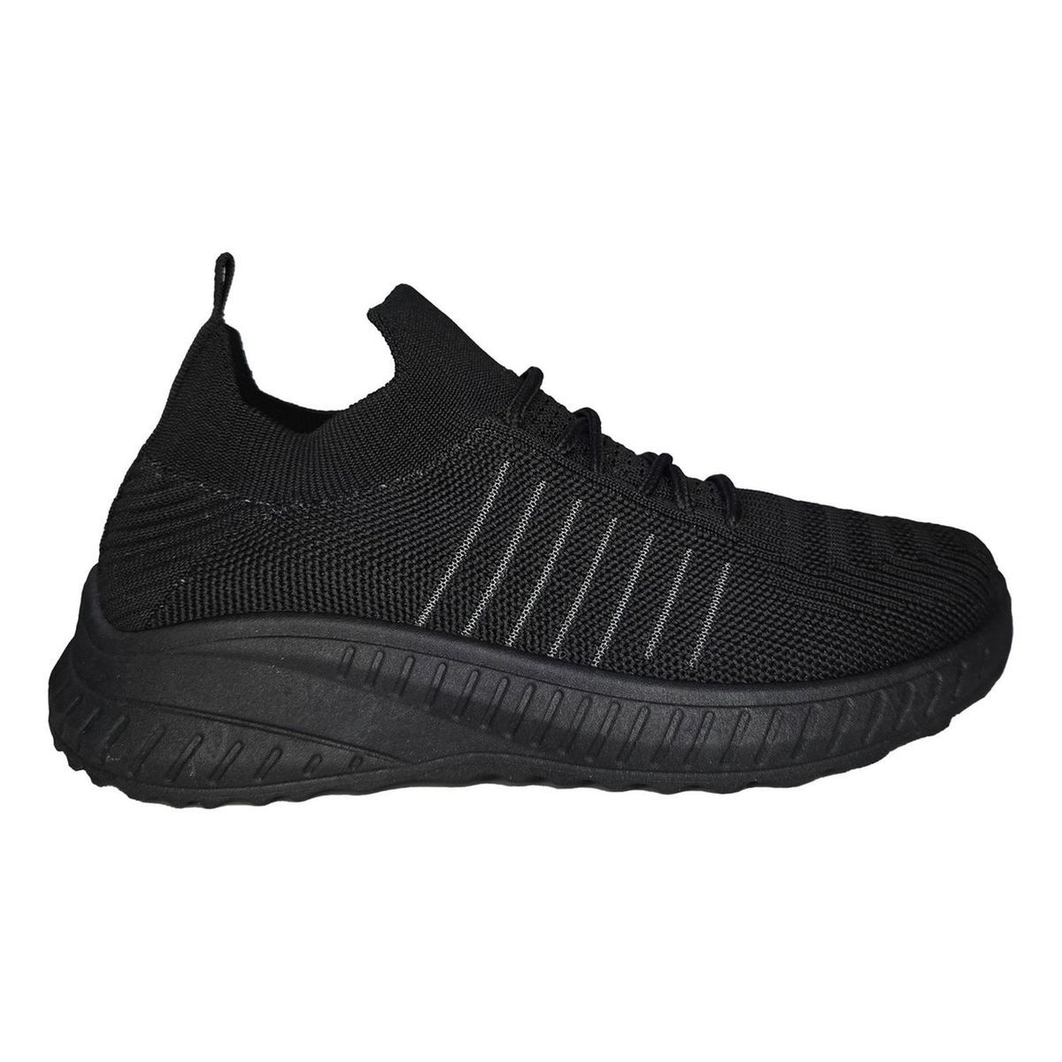 GENERICO - Zapatillas Deportiva Negra Juvenil Unisex 7515