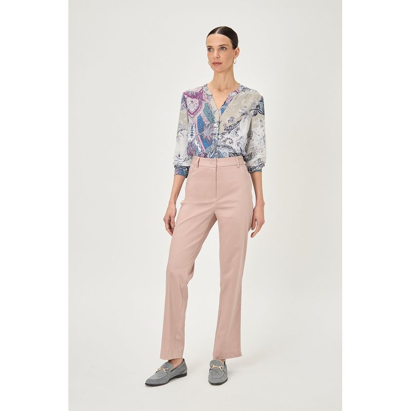 MA GRIFFE - Pantalon Rosado Mujer Magriffe