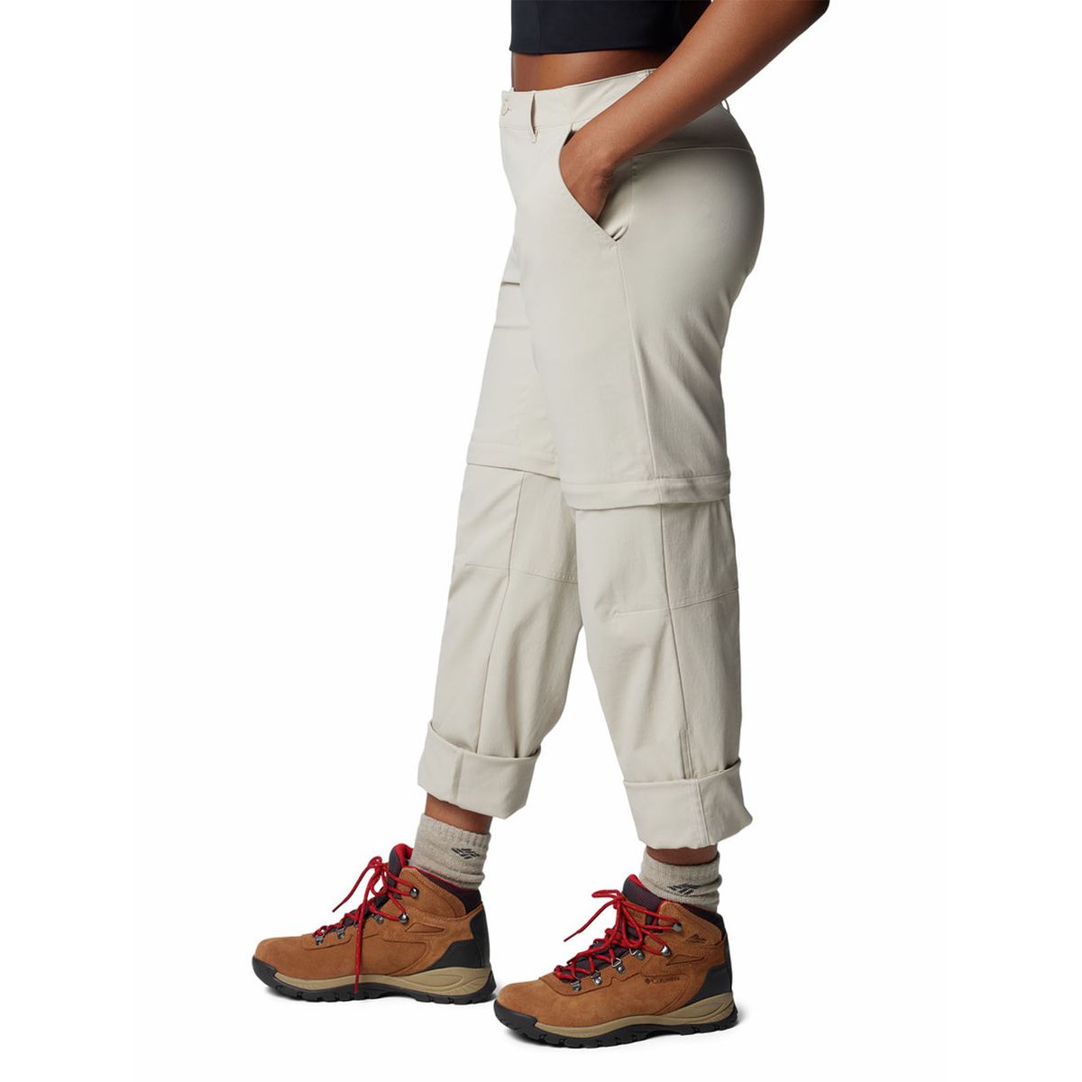 COLUMBIA - Pantalón Mujer Leslie Convert Beige COLUMBIA