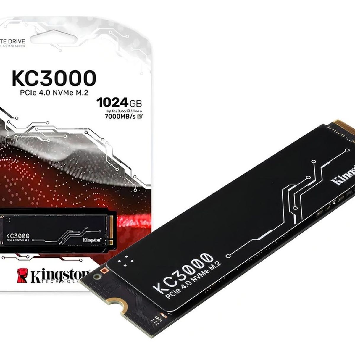 KINGSTON - Kingston Kc3000 M.2 2280 Pcie 4.0 Nvme Vel Lectura 7000 Mb/s