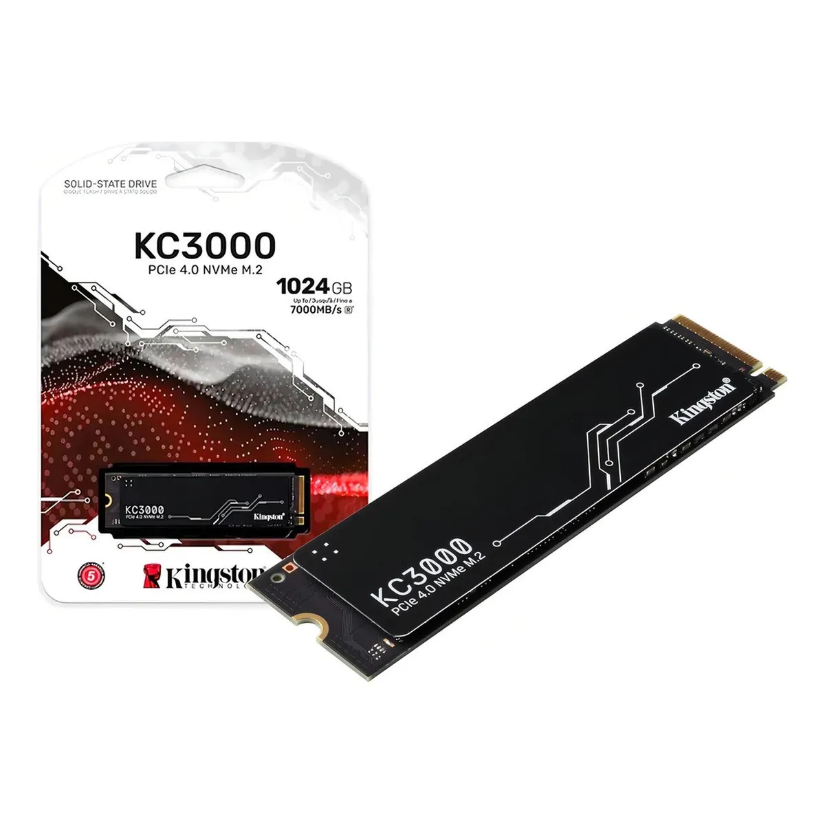 KINGSTON - Kingston Kc3000 M.2 2280 Pcie 4.0 Nvme Vel Lectura 7000 Mb/s