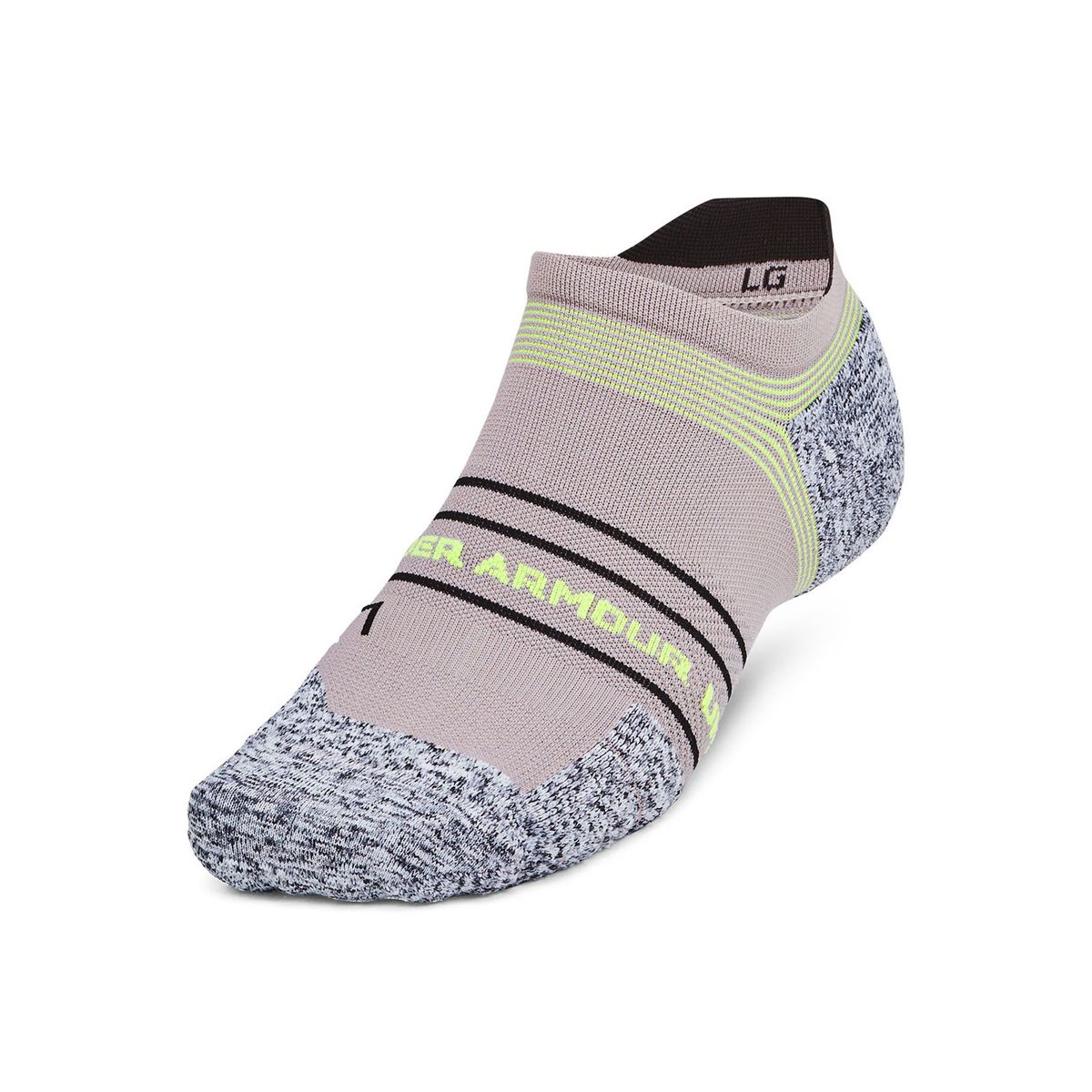 UNDER ARMOUR - Calcetines unisex ArmourDry Run Gris UNDER ARMOUR