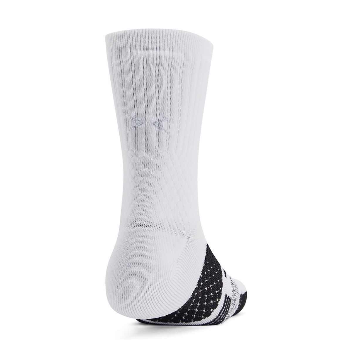 UNDER ARMOUR - Calcetines mid unisex Curry Blanco UNDER ARMOUR