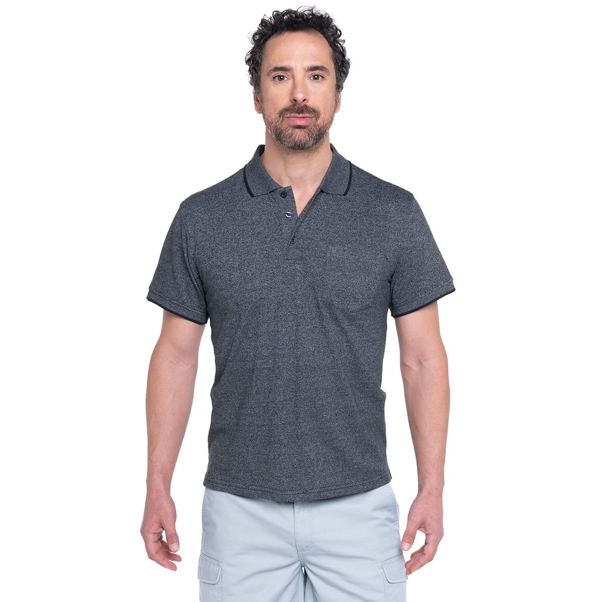 KOTTING - Polera Pique Melange KOTTING