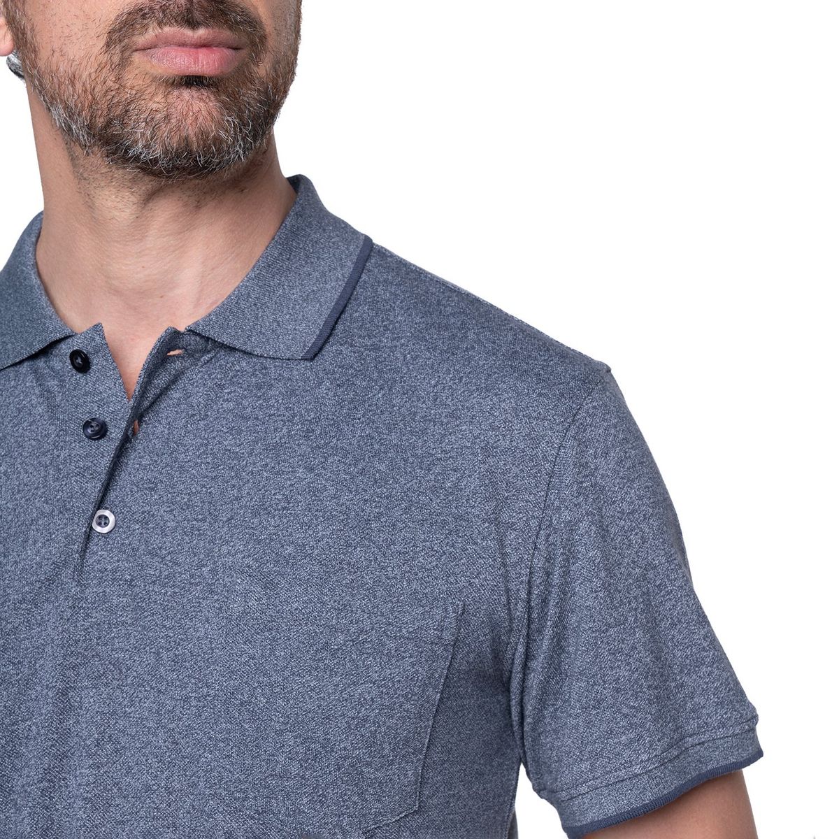 KOTTING - Polera Pique Melange KOTTING