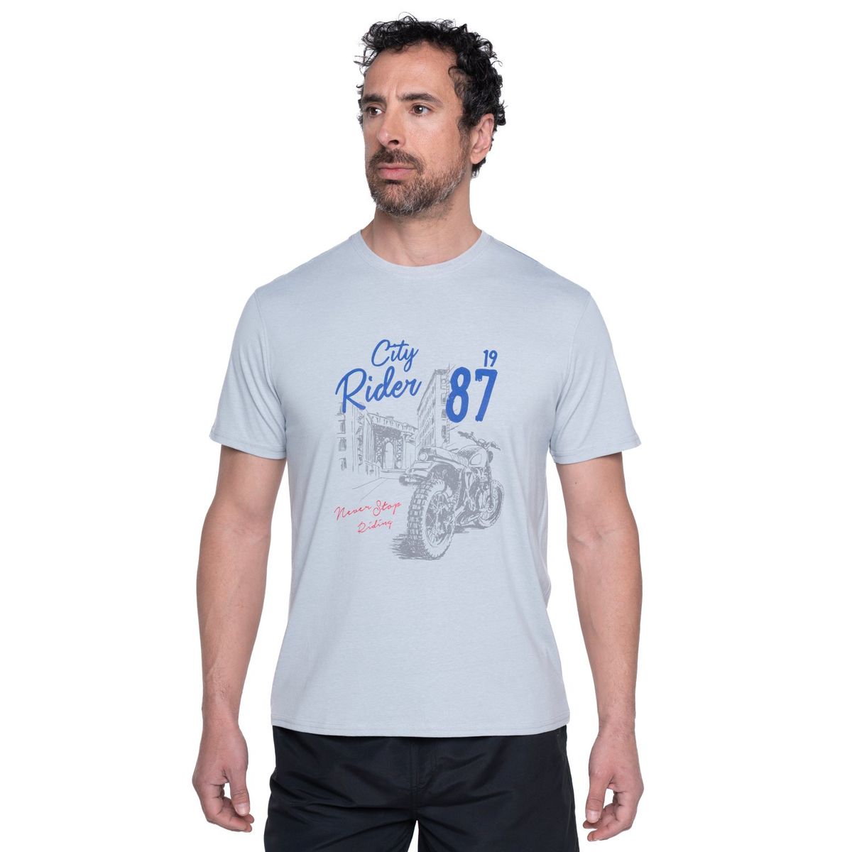 KOTTING - Polera Jersey Estampado Frente Cuello Redondo KOTTING