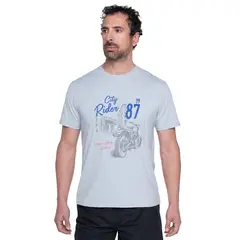 KOTTING - Polera Jersey Estampado Frente Cuello Redondo