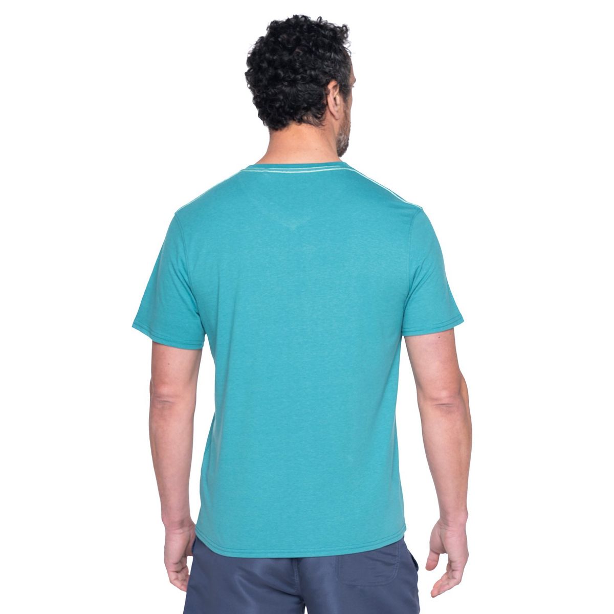 KOTTING - Polera Jersey Estampado Frente Cuello V KOTTING