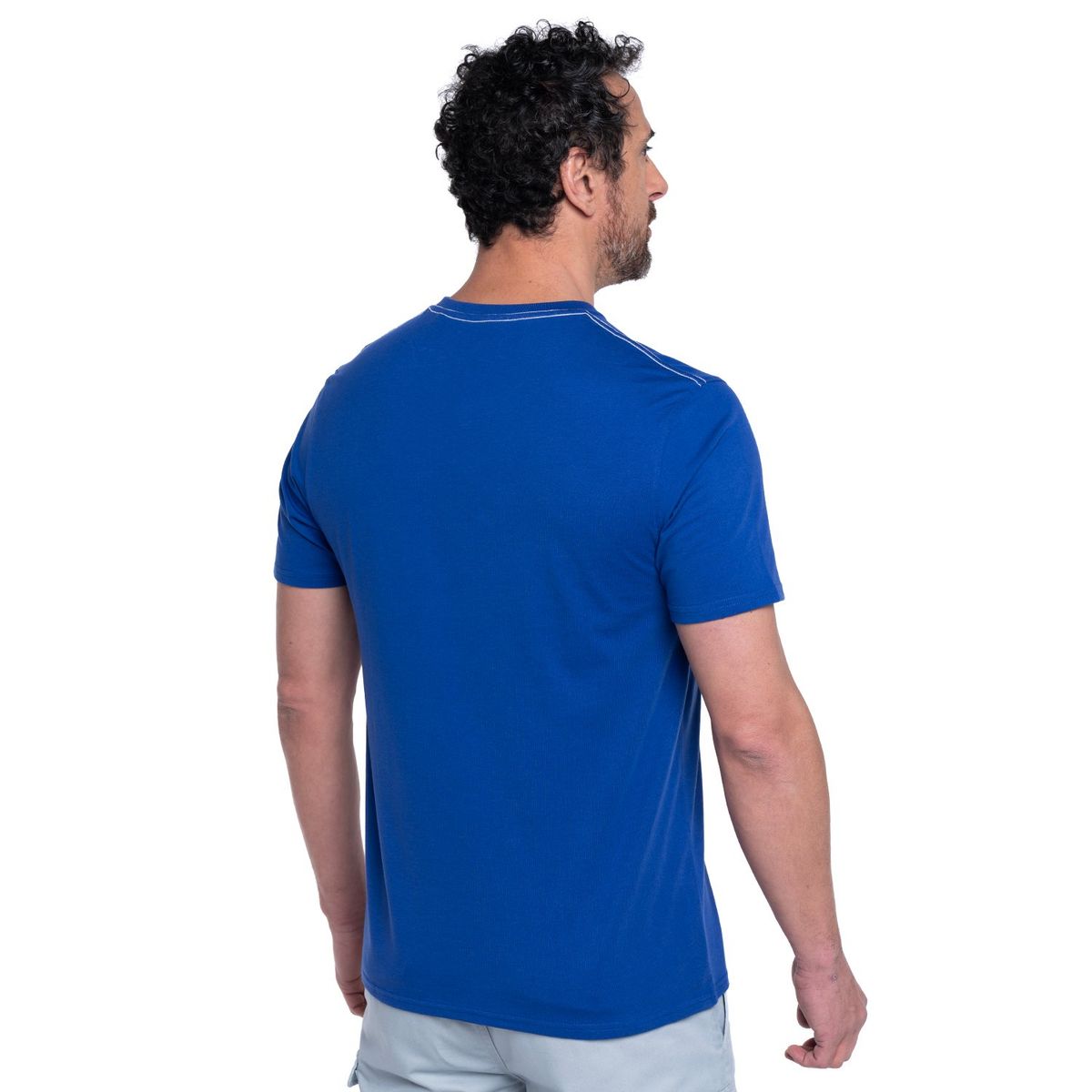 KOTTING - Polera Jersey Estampado Frente Cuello V KOTTING