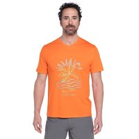 Polera Jersey Estampado Frente Cuello V